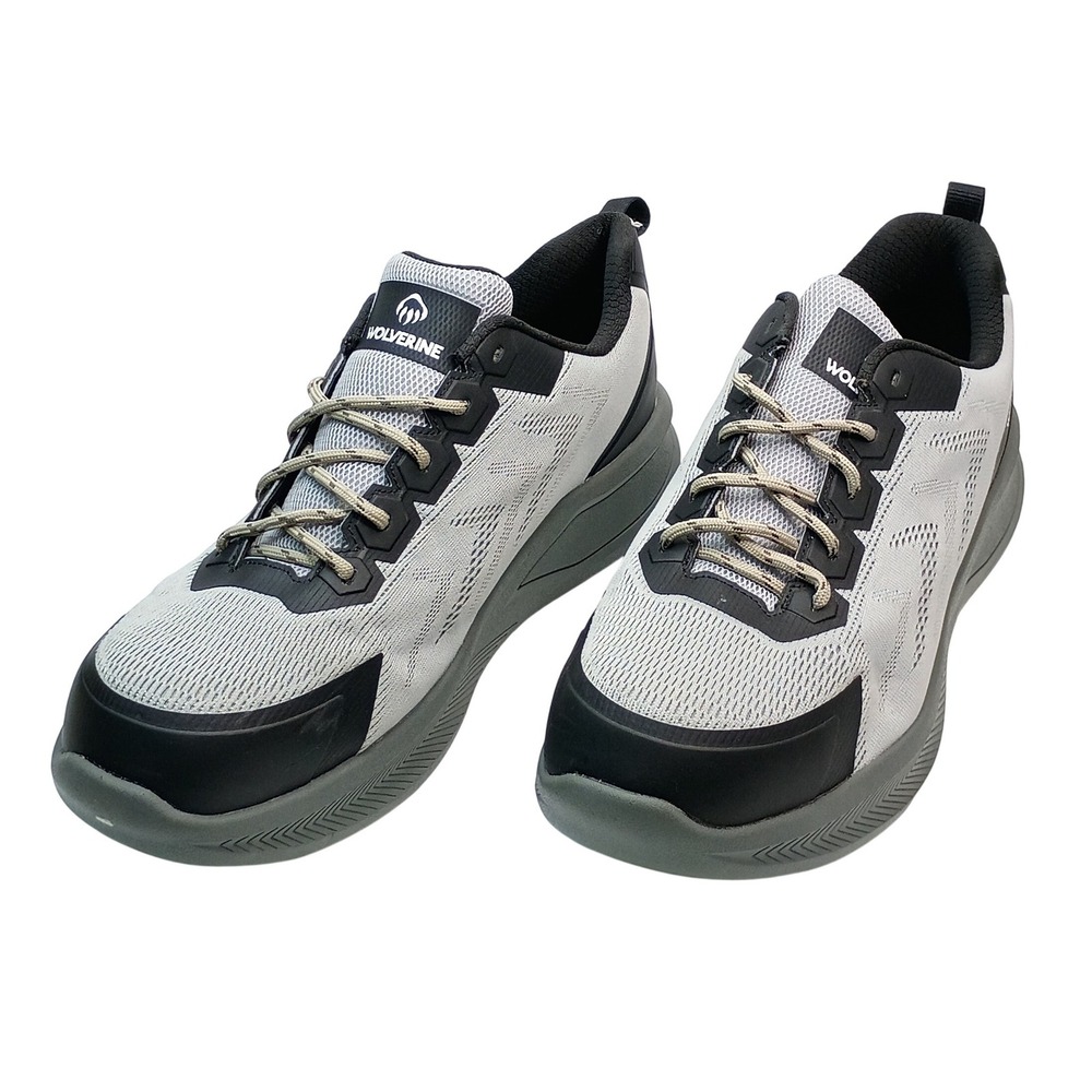 Wolverine Rev Ultra Spring Nano Toe Men Size 13EW Grey Black Safety Work Shoe